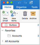 cannot search sent items in outlook for mac